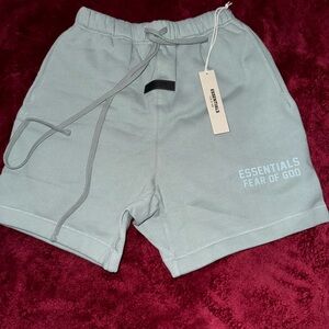 Fear of God Essentials Men's Sweat Shorts -  X-Small Teal color NWT